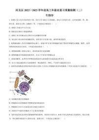 2023届天津市河北区高三二模生物试题PDF版含答案