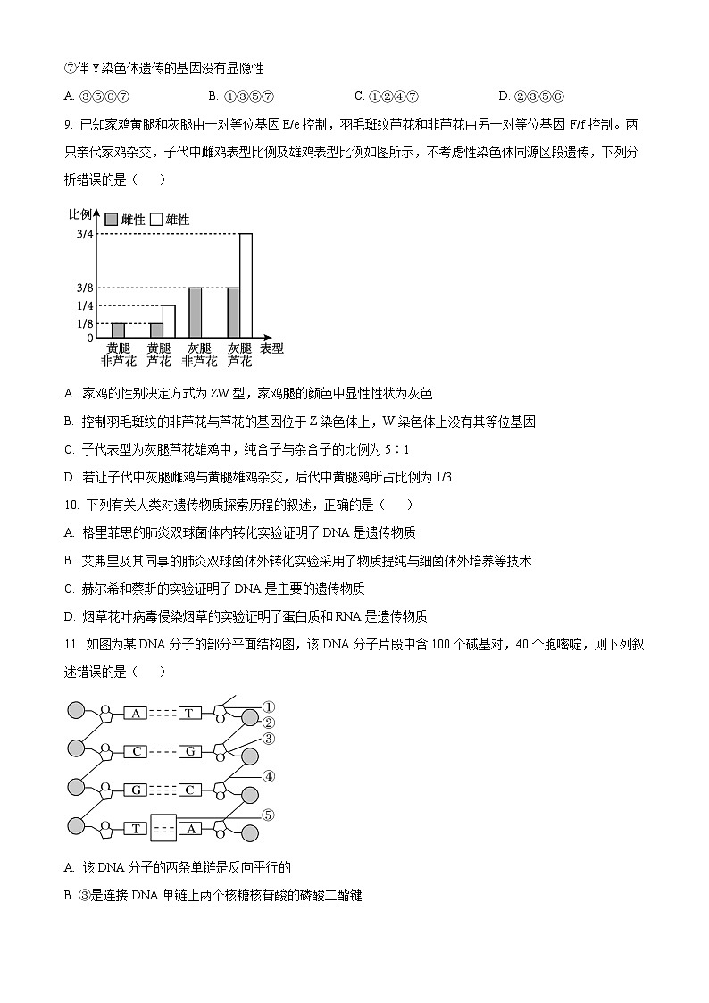 2023达州万源中学高一下学期5月期中生物试题含解析03
