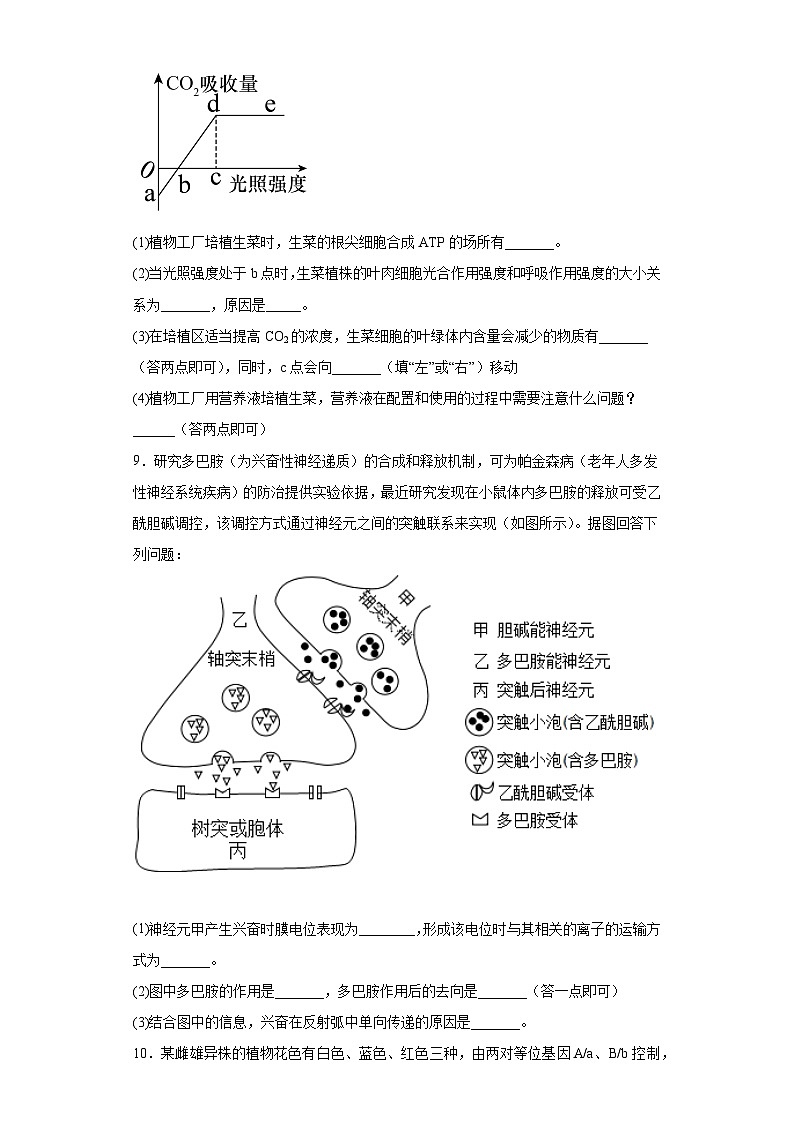 2023届贵州省六校联盟高考实用性联考理综生物试题（含解析）03