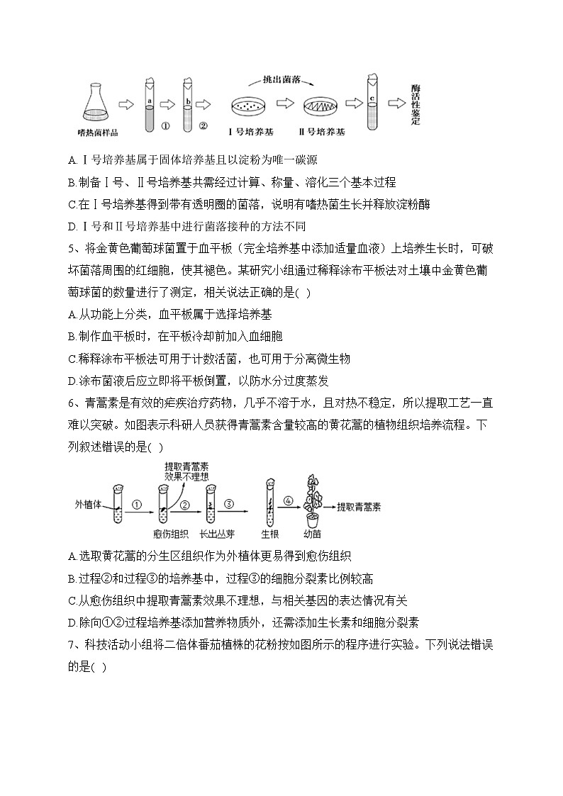 江苏省南京师范大学第二附属高级中学、大桥高级中学2022-2023学年高二下学期5月联考调研生物试卷（含答案）第2页