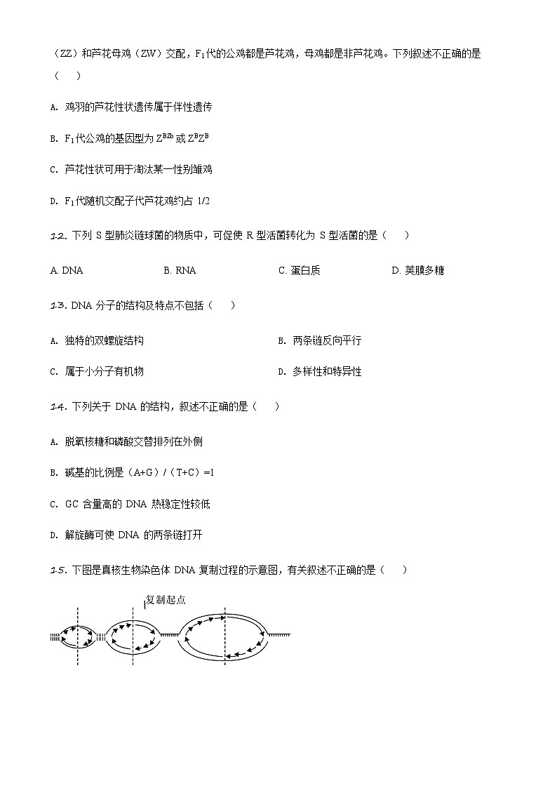 天津市滨海新区2022-2023学年高一下学期期末生物试题03