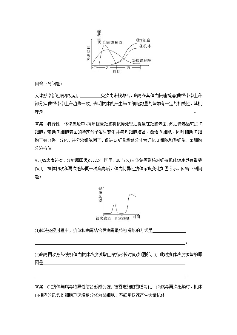2024届苏教版高考生物一轮复习（四）个体稳态中相关过程变化机理学案第2页