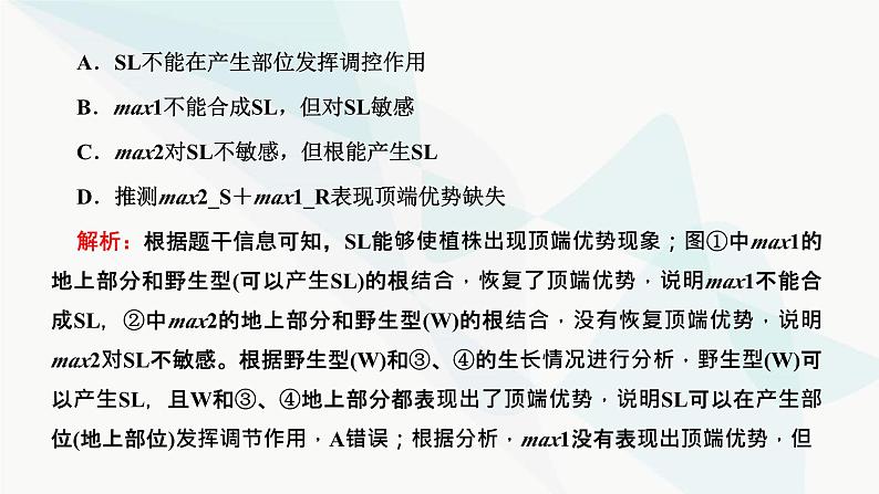 人教版2024届高考生物一轮复习重点研究“植物激素调节的相关实验探究”课件05