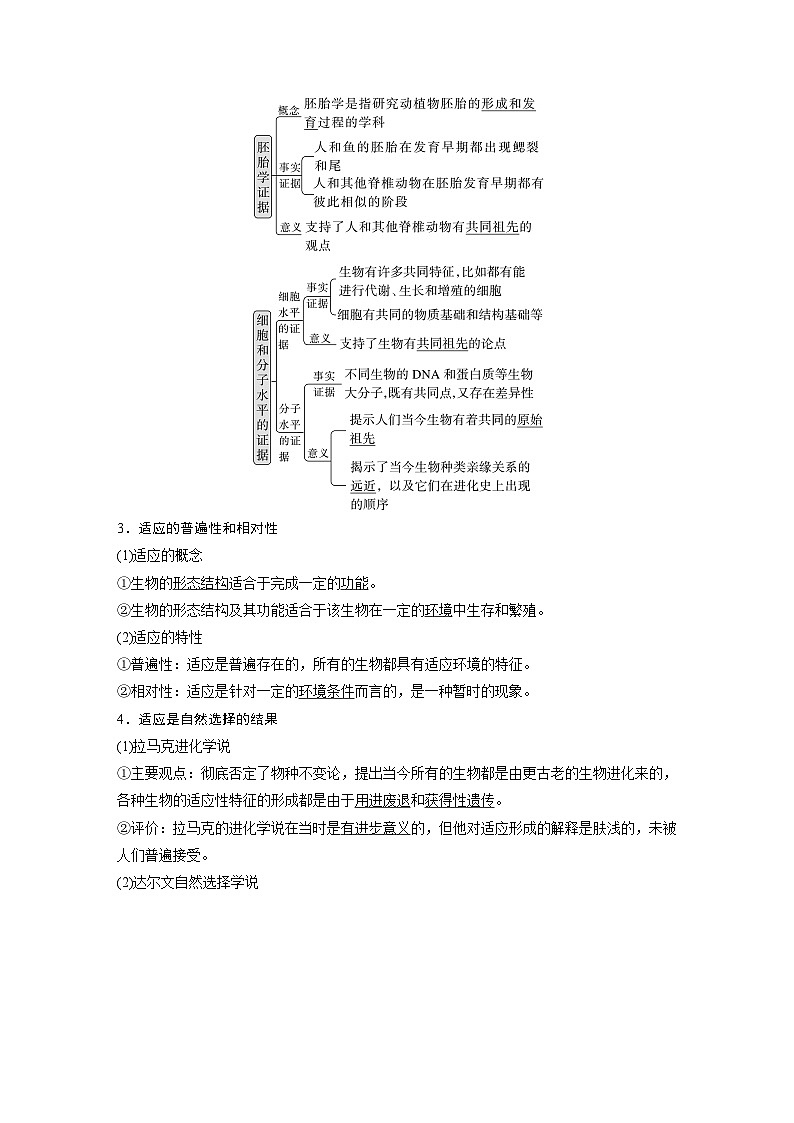 2024年高考生物一轮复习（新人教版） 第7单元　第3课时　生物的进化 练习课件02