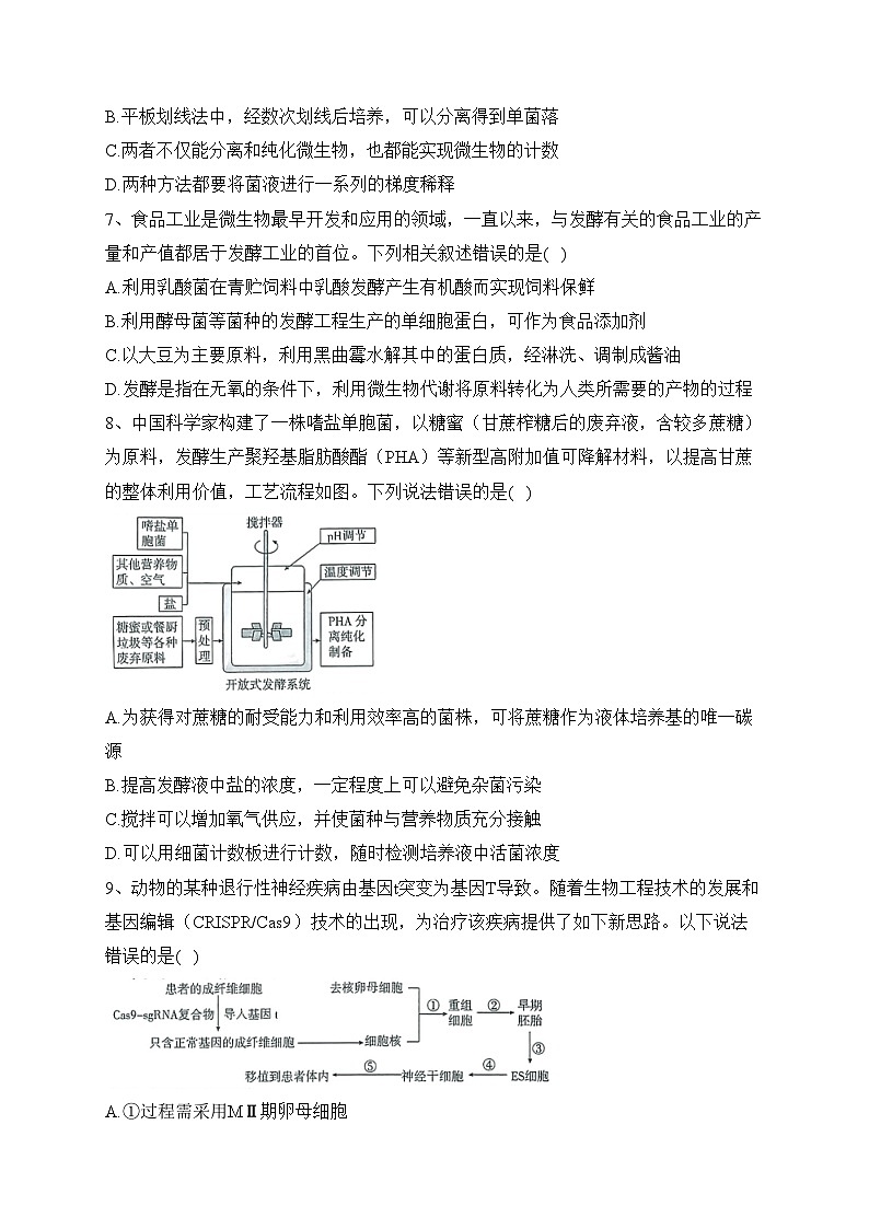 山东省滨州市部分校2022-2023学年高二下学期5月联考生物试卷（含答案）03