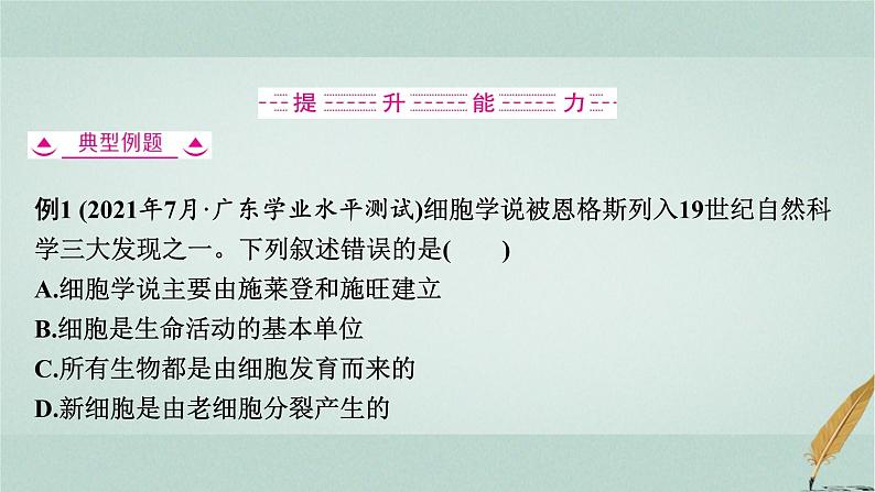 普通高中生物学业水平合格性考试复习第二章细胞的结构课件第5页