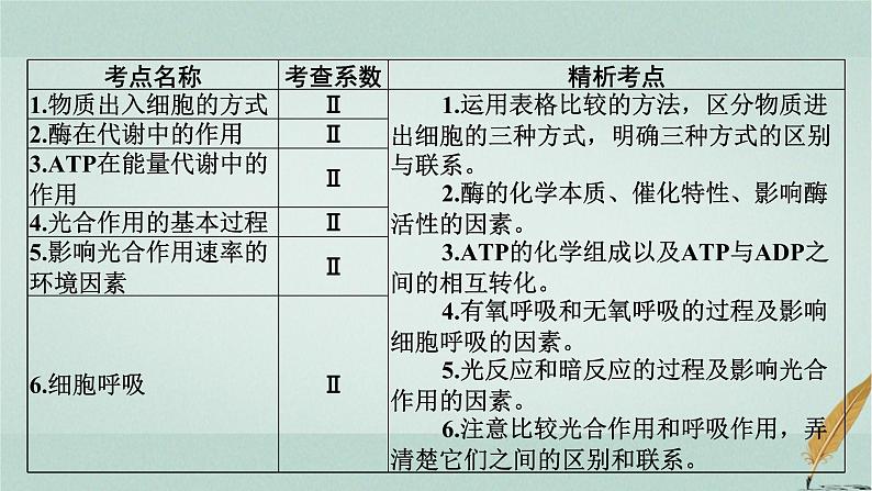 普通高中生物学业水平合格性考试复习第三章细胞的代谢课件02