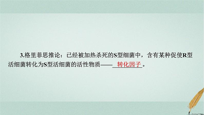 普通高中生物学业水平合格性考试复习第七章遗传的分子基础课件第5页