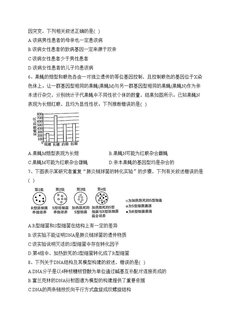 辽宁省葫芦岛市名校2022-2023学年高一下学期第二次考试生物试卷（含答案）第2页