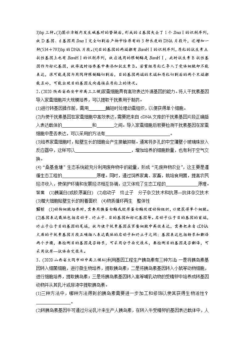 (新高考)高考生物二轮复习第1部分 专题突破 专题8 专题强化练(含解析)第2页