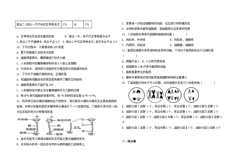 海南省儋州市川绵中学2022-2023学年高二下学期期末生物试题第2页