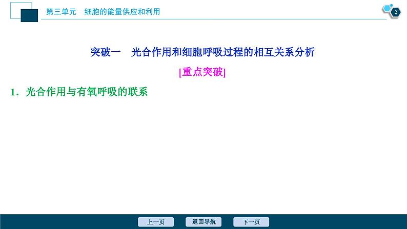 高考生物一轮复习课件第3单元　加强提升课(1)　光合作用与细胞呼吸综合应用 (含解析)第3页