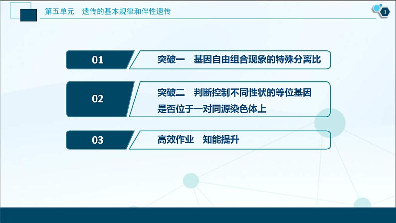 高考生物一轮复习课件第5单元　加强提升课(4)　基因自由组合定律的拓展题型突破 (含解析)02