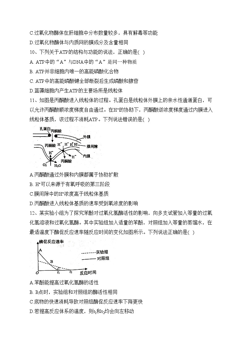 山东省鄄城县第一中学2022-2023学年高二下学期6月月考生物试卷（含答案）第3页