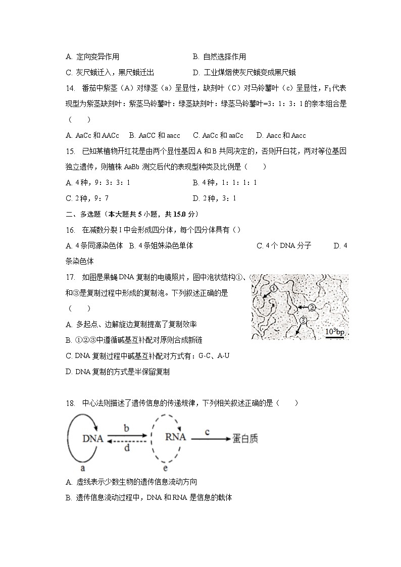 2022-2023学年广西南宁市普高联盟高一（下）期末生物试卷（含解析）03
