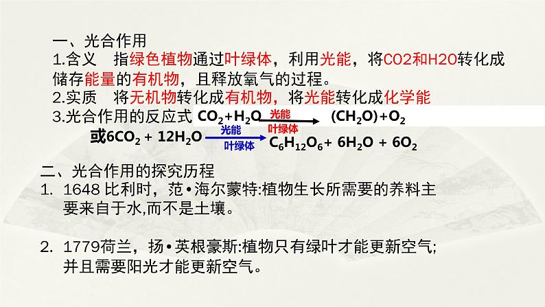 2024届高三一轮复习生物：光合作用的过程课件第3页