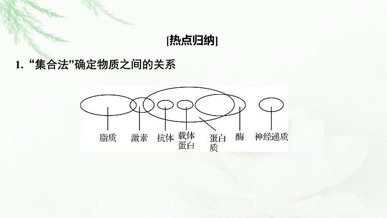 2024届高考生物一轮复习第一单元走近细胞组成细胞的分子热点专题1有机物的推断课件02