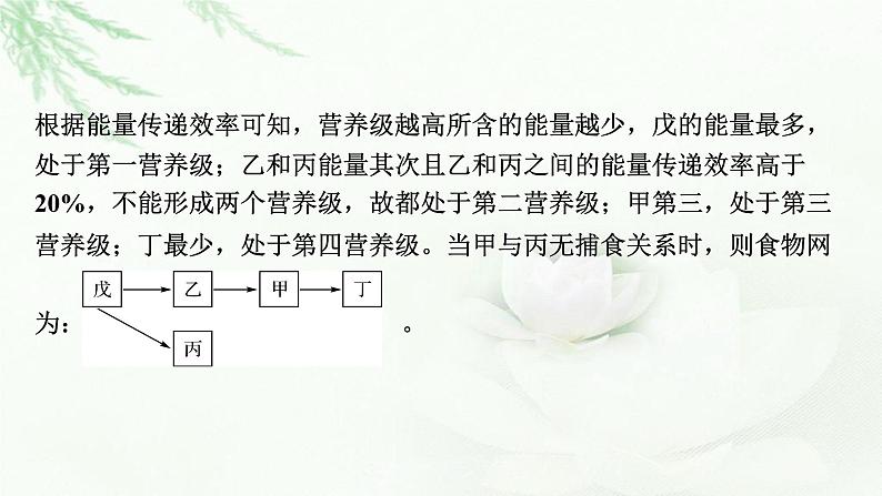 2024届高考生物一轮复习第十一单元生态系统人与环境热点专题11生态系统的表格数据分析课件03