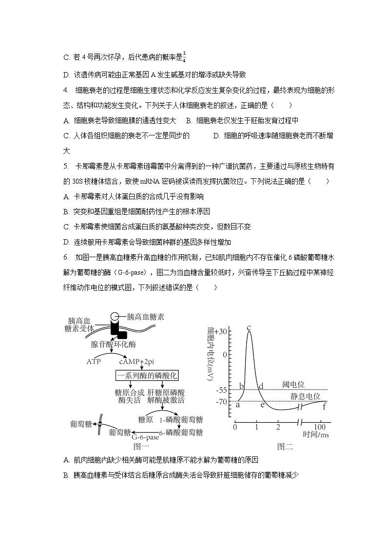 2022-2023学年湖南省岳阳市岳阳县高三（下）期末生物试卷（含解析）02