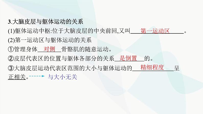 人教A版高中生物选择性必修1稳态与调节第2章神经调节第4节神经系统的分级调节课件第7页