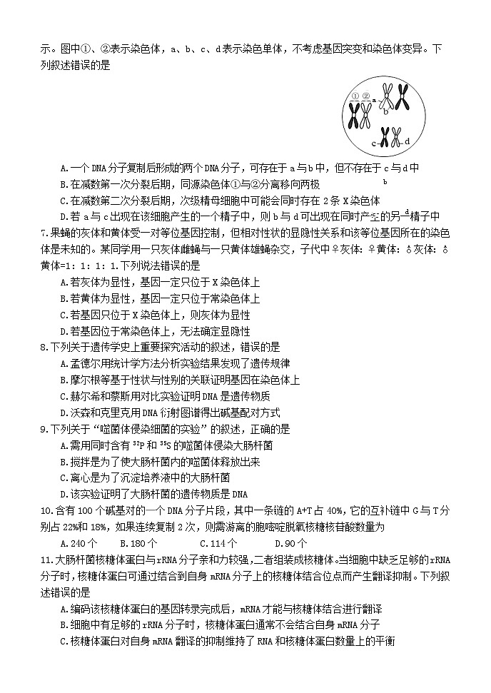 辽宁省锦州市2022-2023学年高一下学期期末考试生物试题第2页