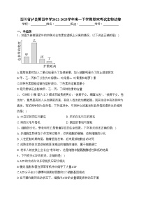 四川省泸县第四中学2022-2023学年高一下学期期末考试生物试卷（含答案）