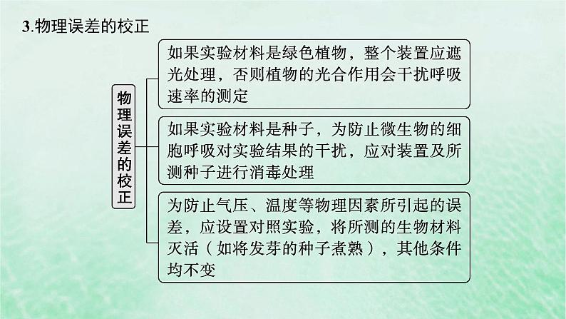 适用于新教材2024版高考生物一轮总复习第3单元细胞的代谢专题精研课2细胞呼吸的方式和呼吸速率的测定课件新人教版06