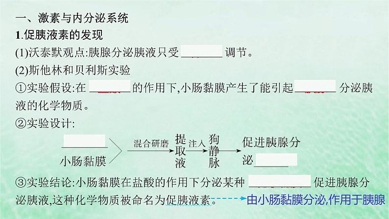 适用于新教材2024版高考生物一轮总复习第8单元稳态与调节第32讲体液调节课件新人教版05