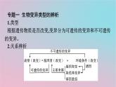 新教材2023年高中生物第5章基因突变及其他变异章末核心素养整合课件新人教版必修2