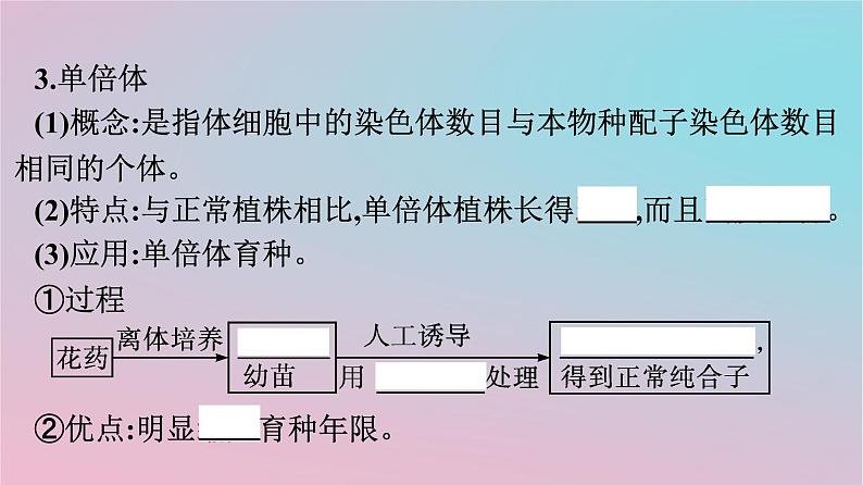 新教材2023年高中生物第5章基因突变及其他变异第2节染色体变异课件新人教版必修208