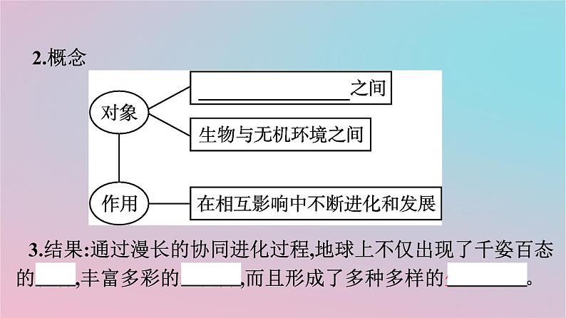 新教材2023年高中生物第6章生物的进化第4节协同进化与生物多样性的形成课件新人教版必修207