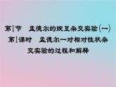 新教材2023年高中生物第1章遗传因子的发现第1节孟德尔的豌豆杂交实验一第1课时孟德尔一对相对性状杂交实验的过程和解释课件新人教版必修2