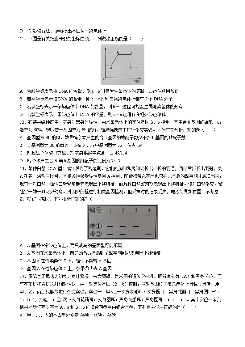 江西省五市九校协作体2022-2023学年高三上学期第一次联考生物试题03