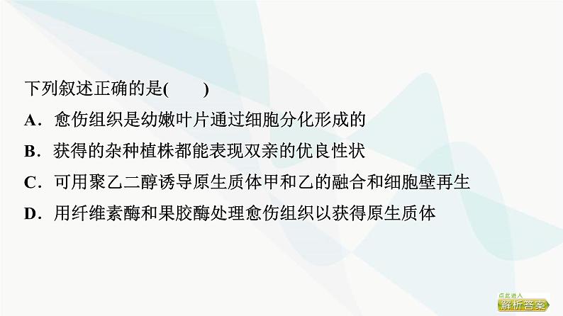 2024届人教版高考生物一轮复习大概念升华课8细胞工程通过细胞水平上的操作，获得有用的生物体或其产品课件第5页