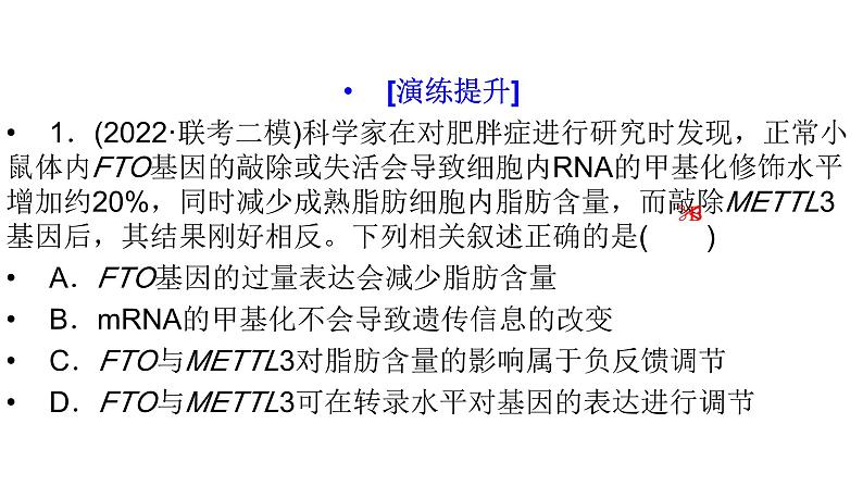 2024届人教版高考生物一轮复习思维进阶培优系列5围绕基因表达的新情境试题课件（多项）第5页