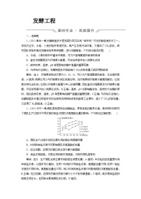 2024届人教版高考生物一轮复习发酵工程作业（单项版）含答案