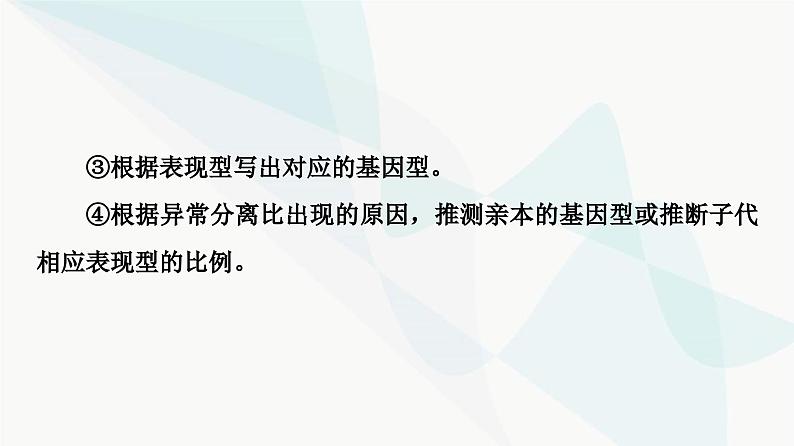 2024届人教版高考生物一轮复习素养加强课4基因自由组合定律在特殊情况下的重点题型课件第7页