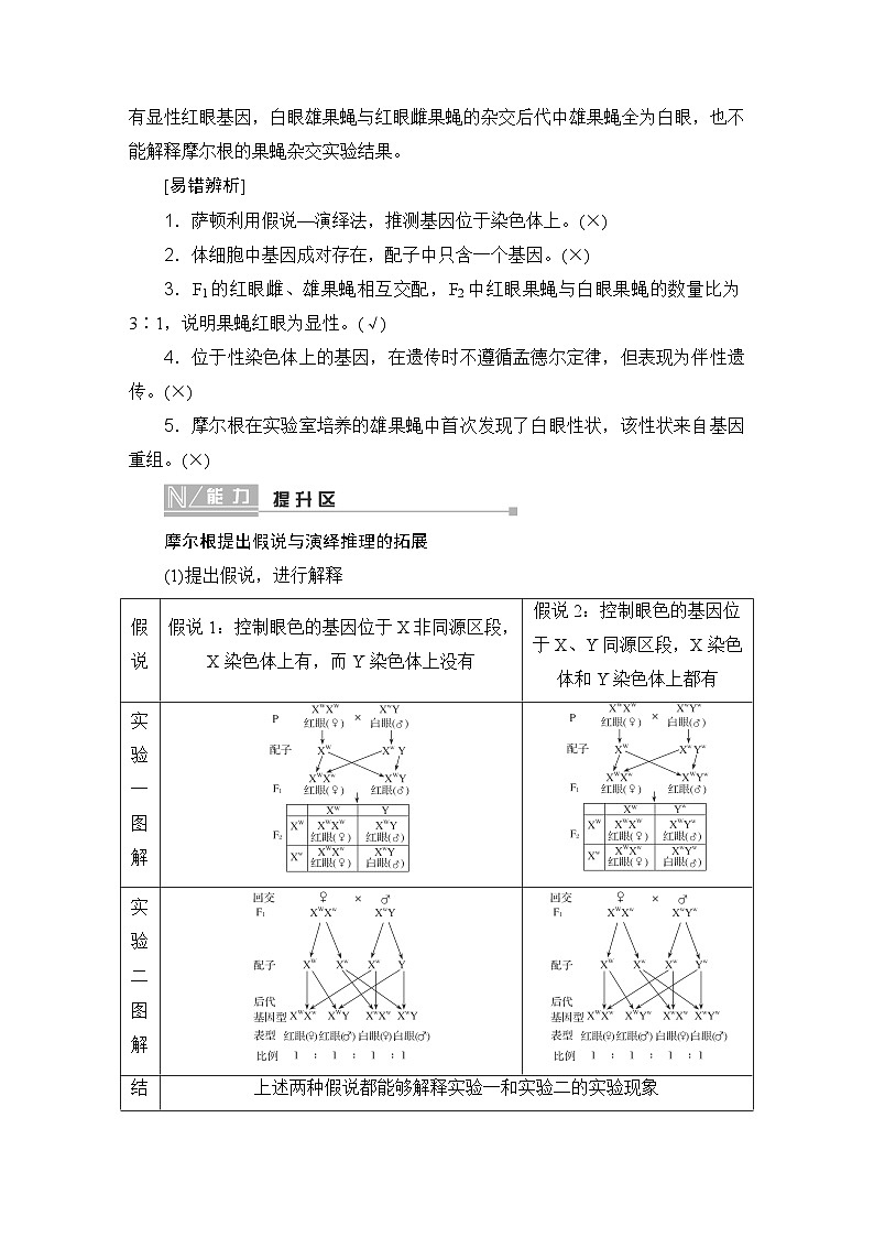 2024届人教版高中生物一轮复习伴性遗传与人类遗传病学案（多项版）第3页