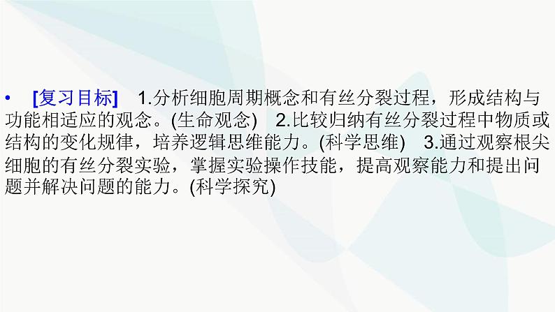 2024届人教版高考生物一轮复习细胞的增殖课件（多项）第3页