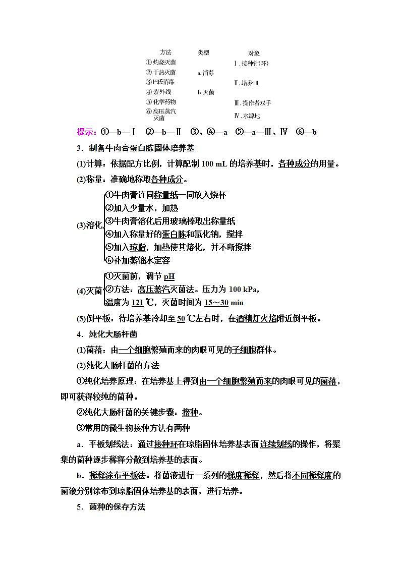 2024届人教版高中生物一轮复习微生物的培养与应用学案第2页