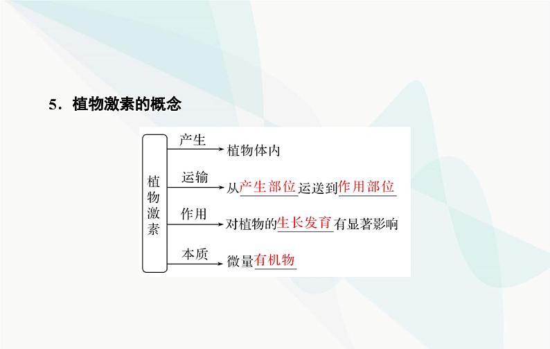 2024届人教版高考生物一轮复习植物生命活动的调节课件（单选版）08