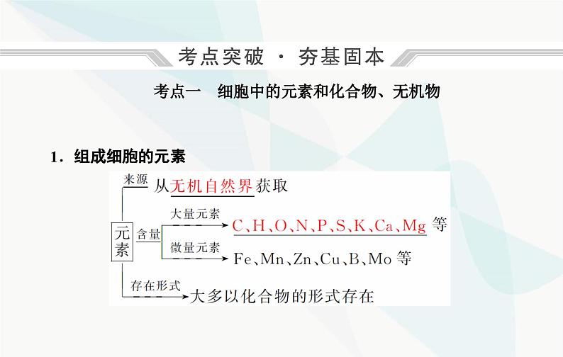 2024届人教版高考生物一轮复习细胞中的无机物、糖类和脂质课件（单选版）第4页