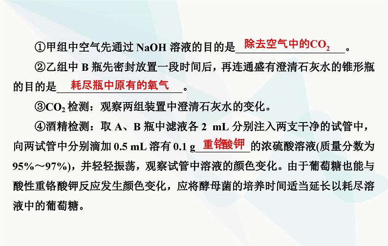 2024届人教版高考生物一轮复习细胞呼吸的原理和应用课件（单选版）06