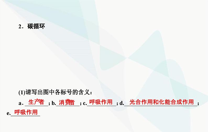 2024届人教版高考生物一轮复习生态系统的物质循环、信息传递及其稳定性课件（单选版）05