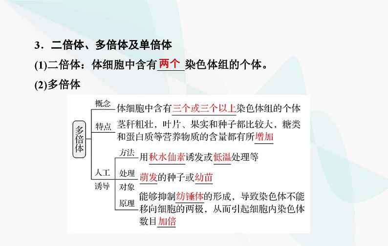 2024届人教版高考生物一轮复习染色体变异课件（单选版）06