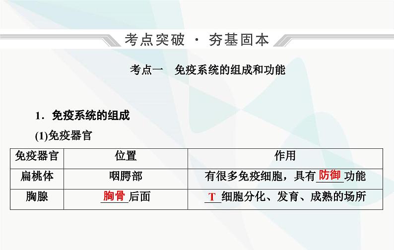 2024届人教版高考生物一轮复习免疫调节课件（单选版）第4页