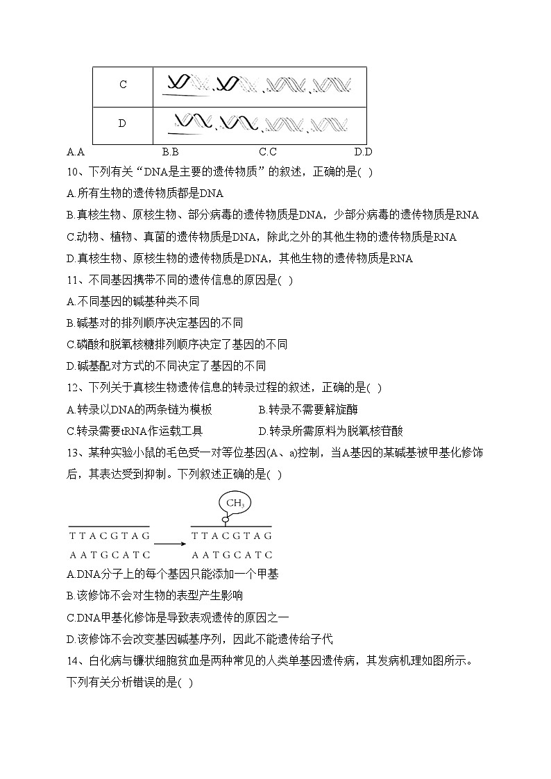 勃利县高级中学2022-2023学年高一下学期期末考试生物试卷（含答案）03