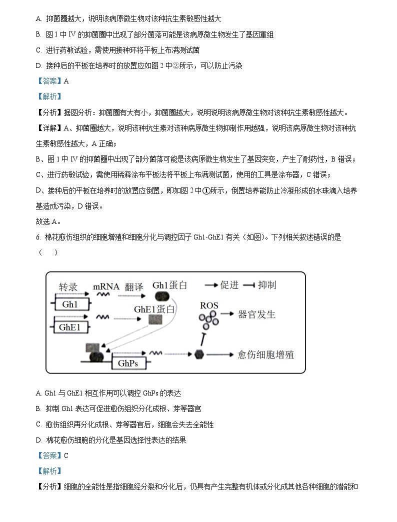 精品解析：河南省商丘市睢县高级中学2022 2023学年高二下学期第二次月考（清北班）生物试题（解析版） 教习网 试卷下载