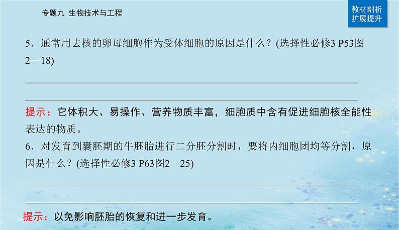 2023高考生物二轮专题复习与测试专题九第16讲细胞工程及生物技术的安全性与伦理问题课件05