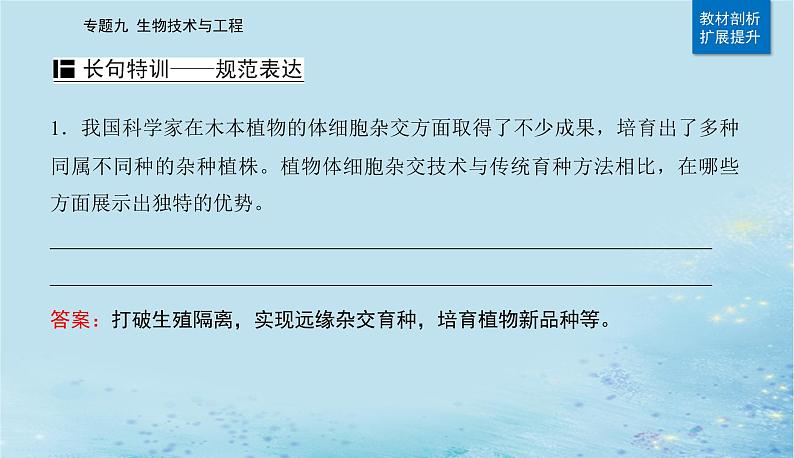 2023高考生物二轮专题复习与测试专题九第16讲细胞工程及生物技术的安全性与伦理问题课件06